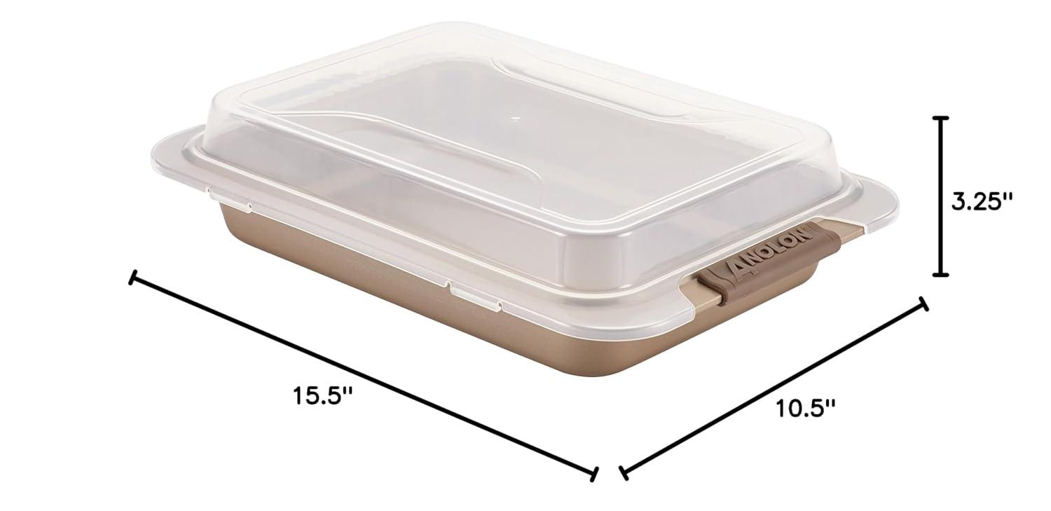 Anolon Anolon Advanced Nonstick Covered Cake Pan with Grips