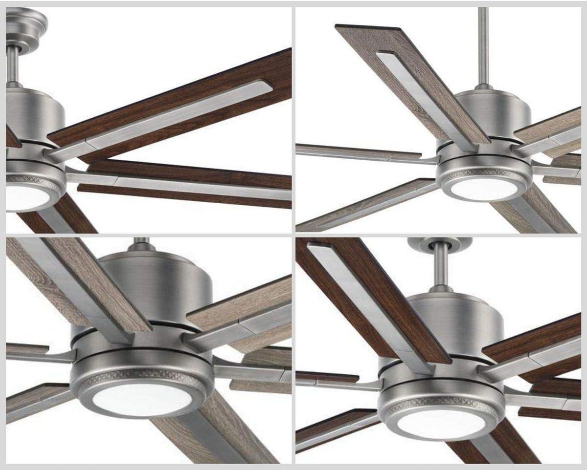 Progress Lighting Glandon 60 Glandon 60" 6 Blade Indoor Ceiling Fan - Nickel