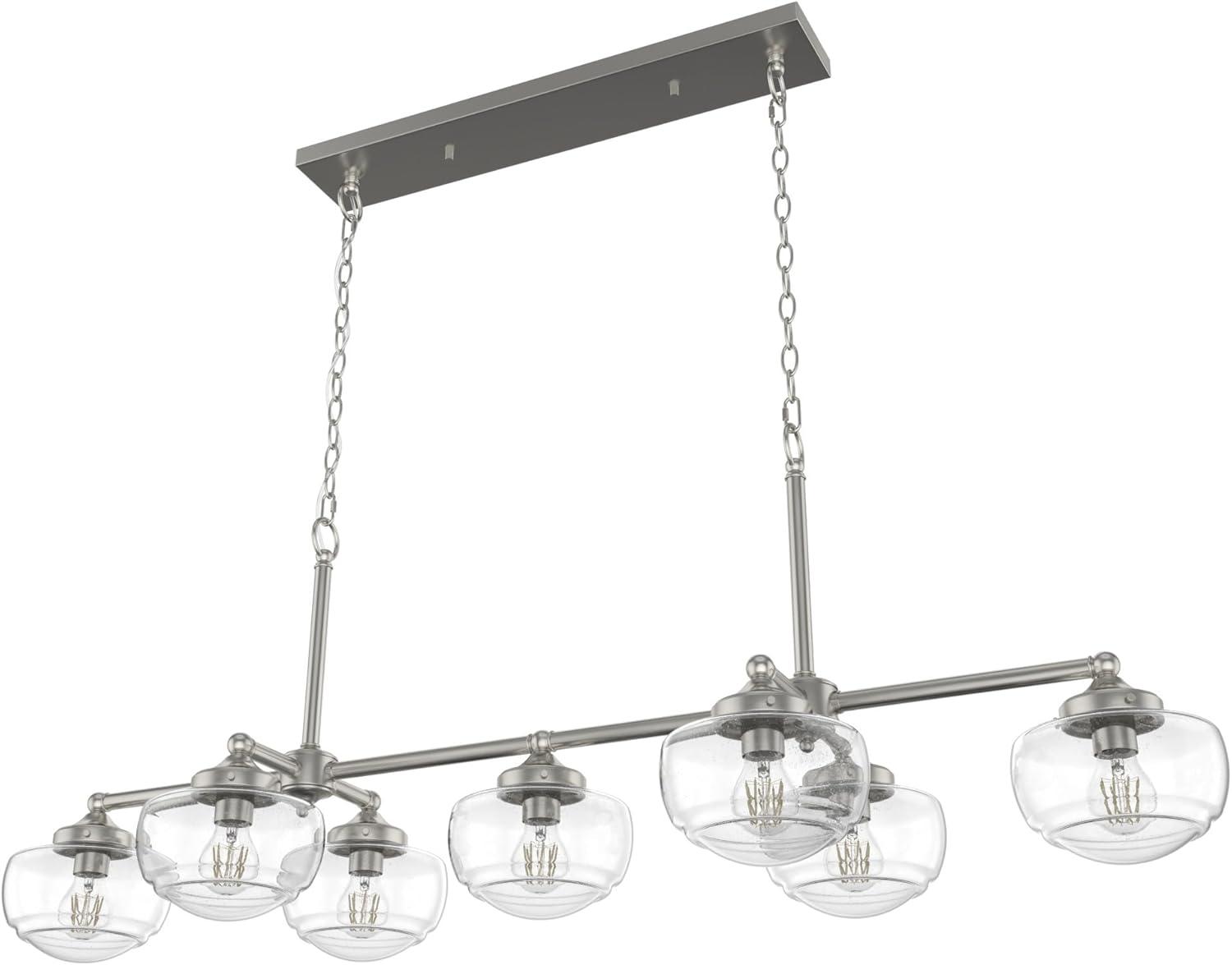 Saddle Creek 7 - Light Kitchen Island Linear Pendant