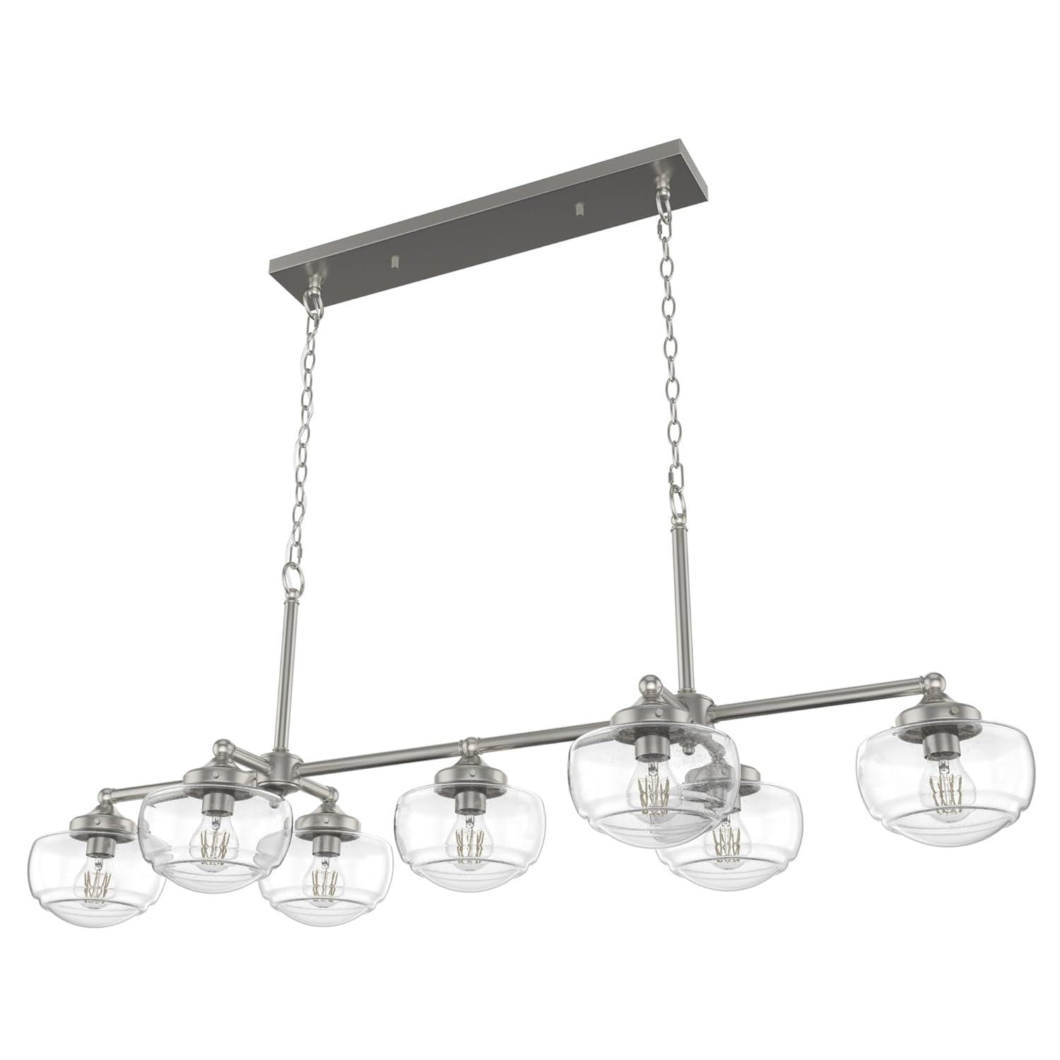 Saddle Creek 7 - Light Kitchen Island Linear Pendant