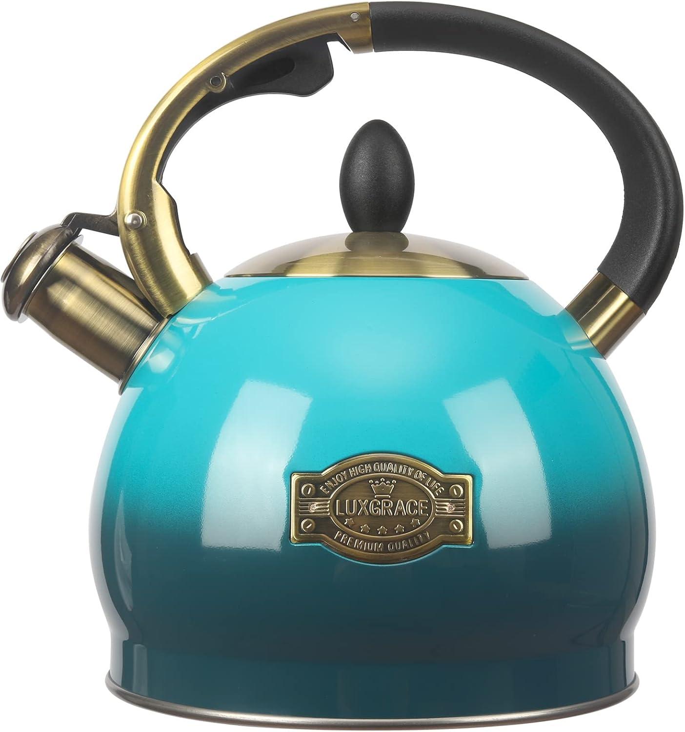 Tea Kettle -3.0 Quart Tea Kettles Stovetop Whistling Teapot Stainless Steel Tea Pots for Stove Top Whistle Tea Pot