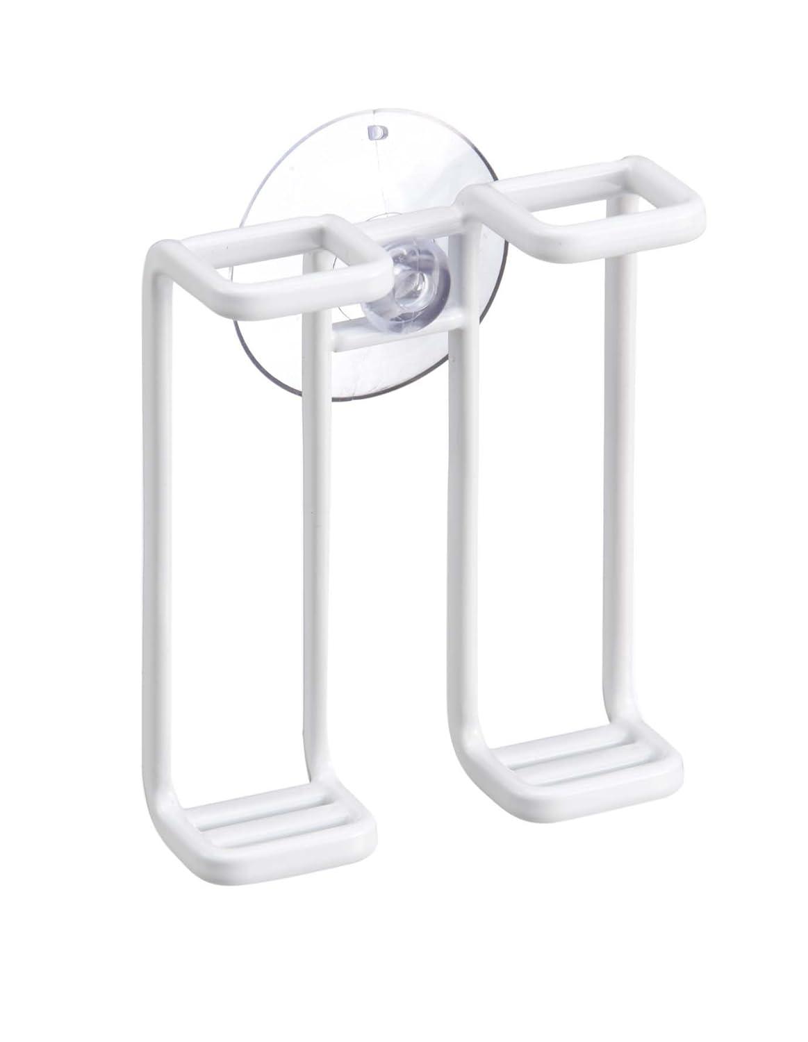 Yamazaki Home Tower Yamazaki Home Toothbrush Holder, Suction Cup Organizer For Bath, Steel, Water Resistant