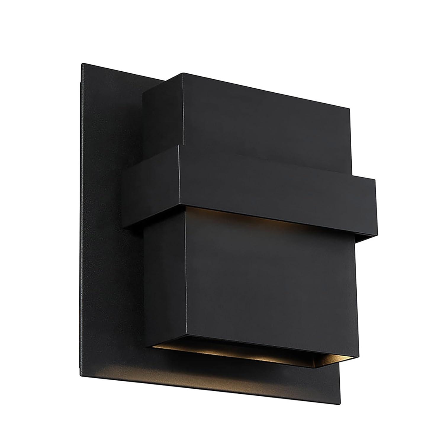 Black Aluminum 11-Inch Dimmable LED Outdoor Wall Sconce