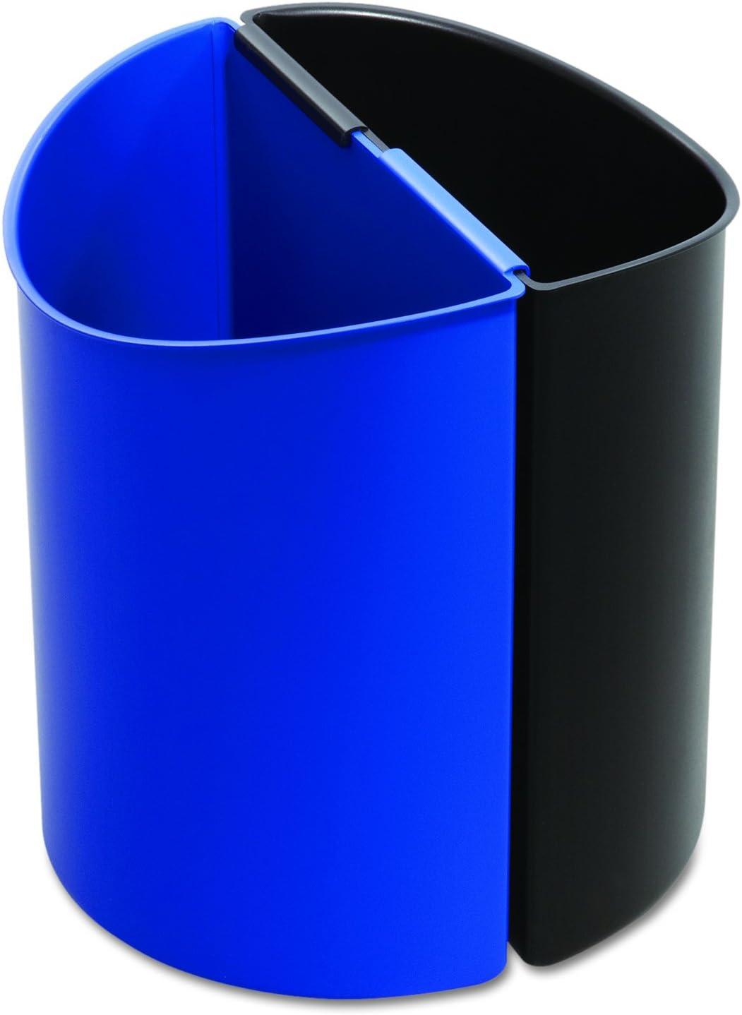 Plastic Multi-Compartments Trash & Recycling Bin