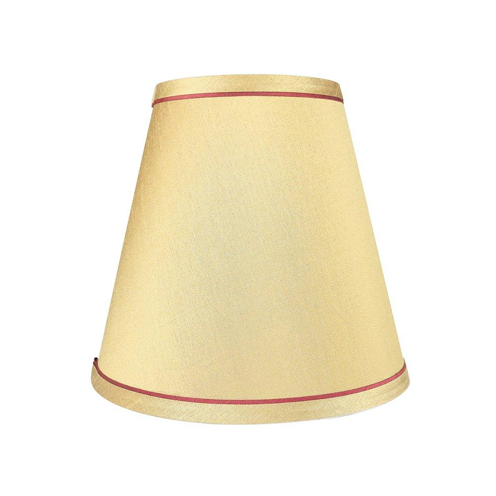 Urbanest Faux Silk Empire Lamp Shade 5x9x8.5", Gold