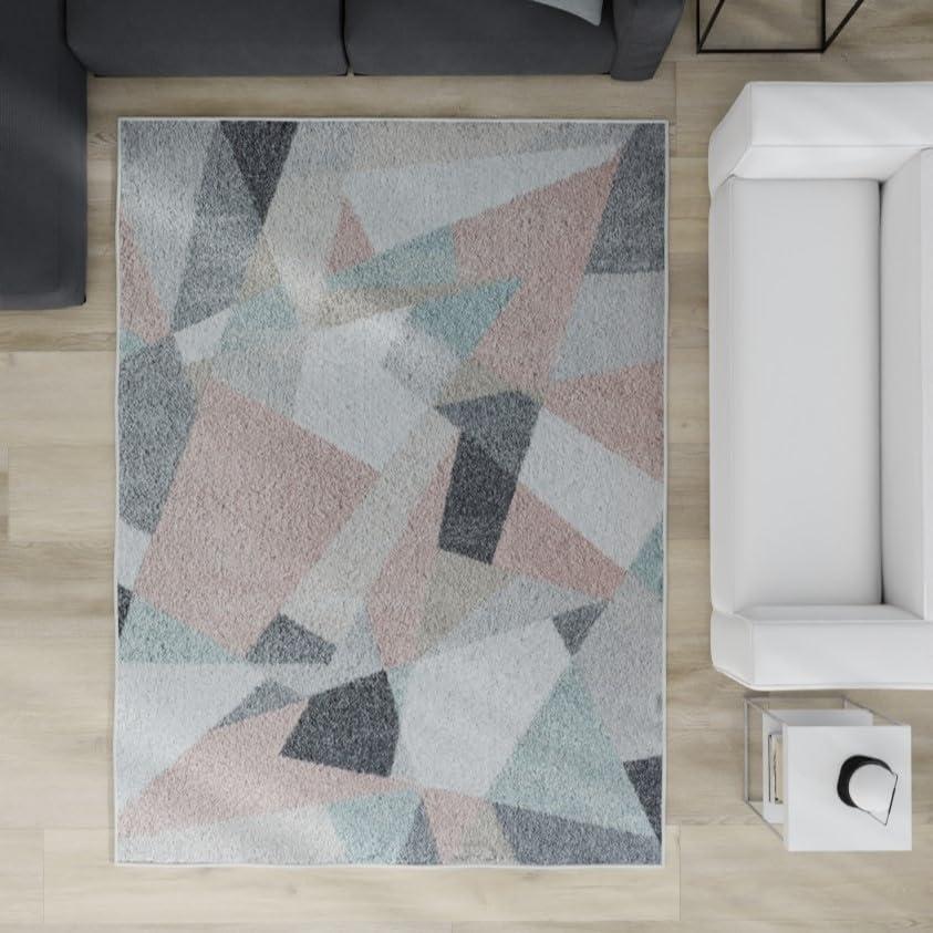 Rugs America Mika Geometric Contemporary Area Rug