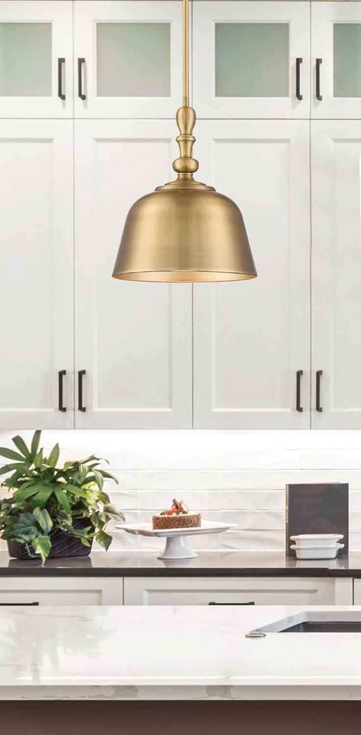 Savoy House Berg 1 - Light Pendant in  Warm Brass