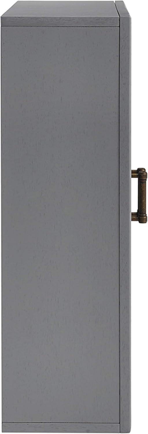 Tara Wall Decorative Wall Cabinet Gray - Crosley