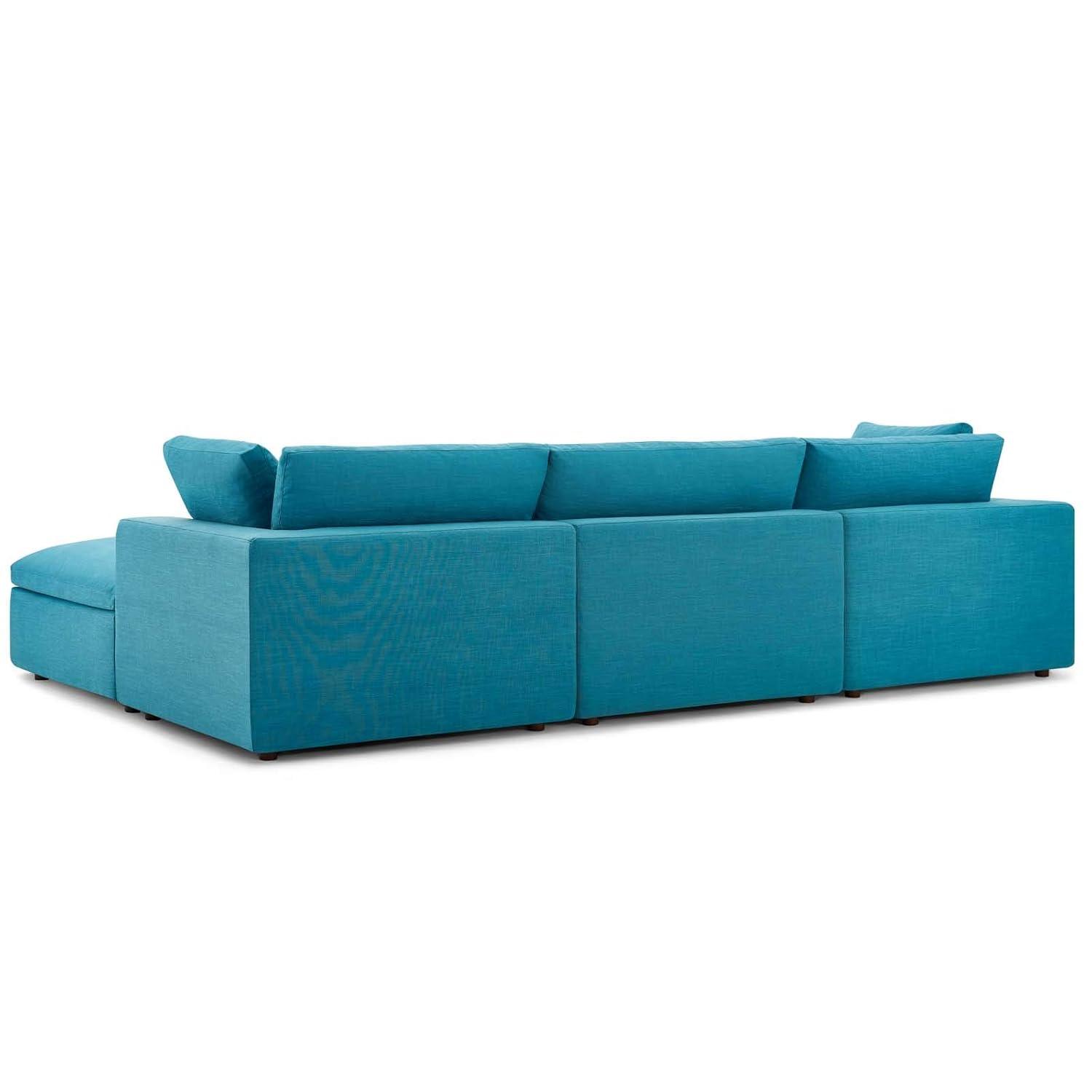 Modway Copper Grove Hrazdan Down-filled 4-piece Sectional Sofa Set