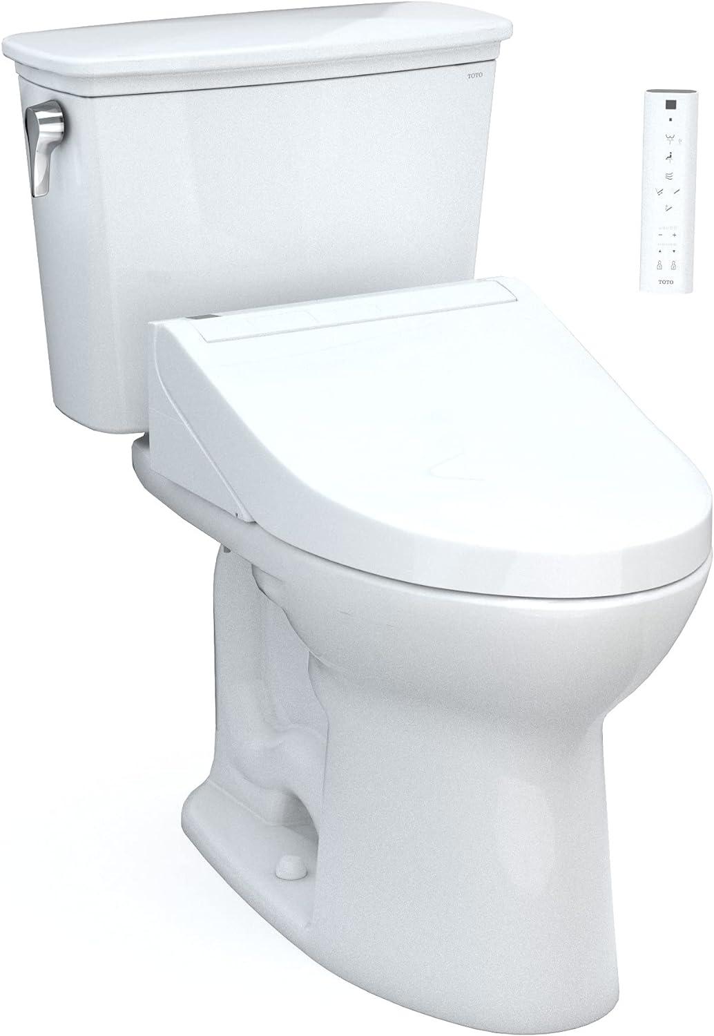 Drake® 1.28 GPF (Water Efficient) Elongated Two-Piece Toilet with Tornado Flush (Seat Included)