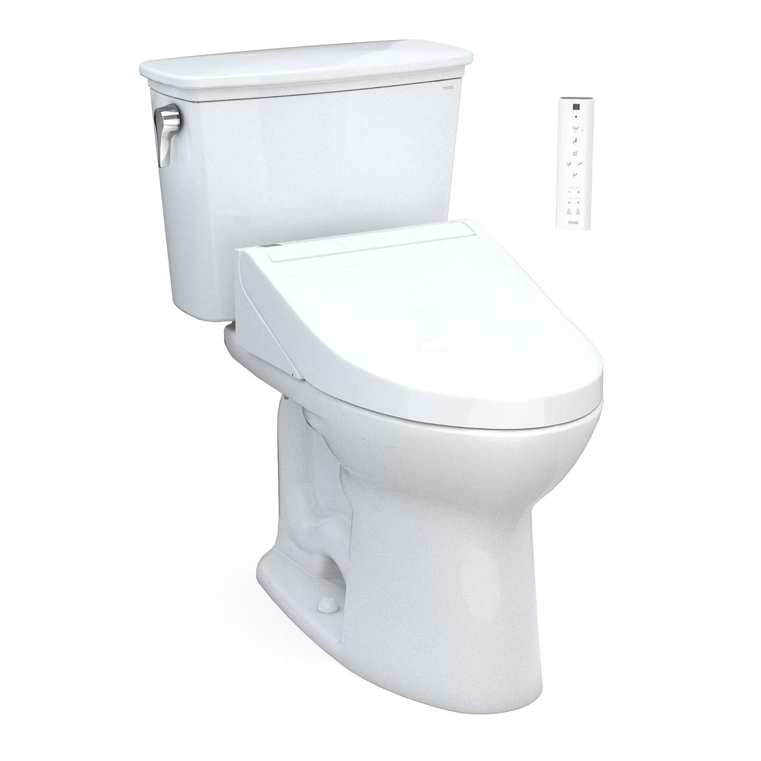 TOTO MW7863084CEG#01 Drake® 1.28 GPF (Water Efficient) Elongated Two-Piece Toilet with Tornado Flush (Seat Included)