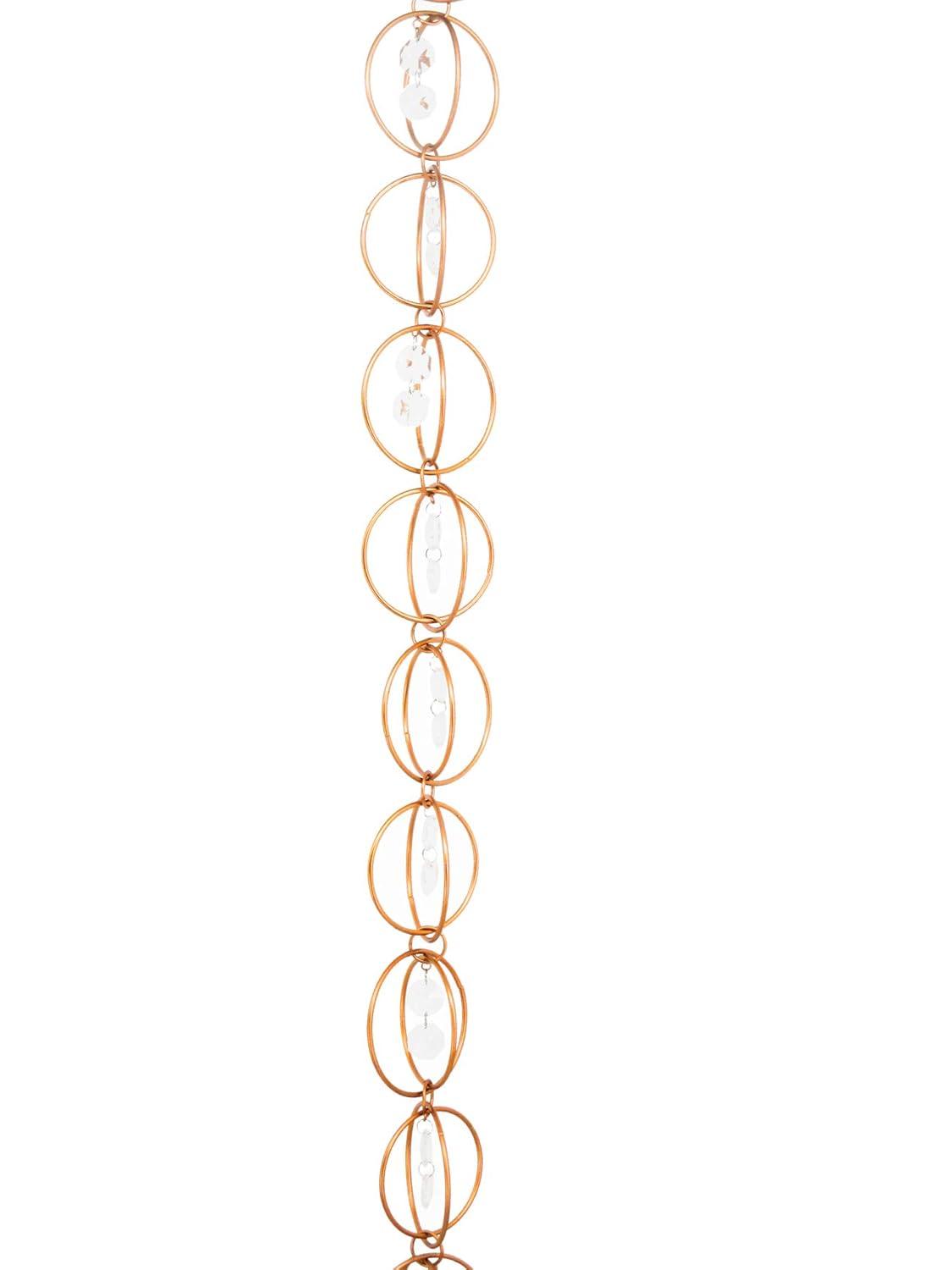 Lilac Lane and Home 8.5 in Copper Colored Rain Chain