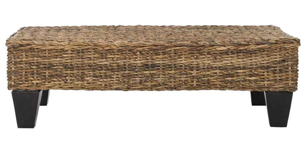 Safavieh Home Collection Leary Wicker Bench