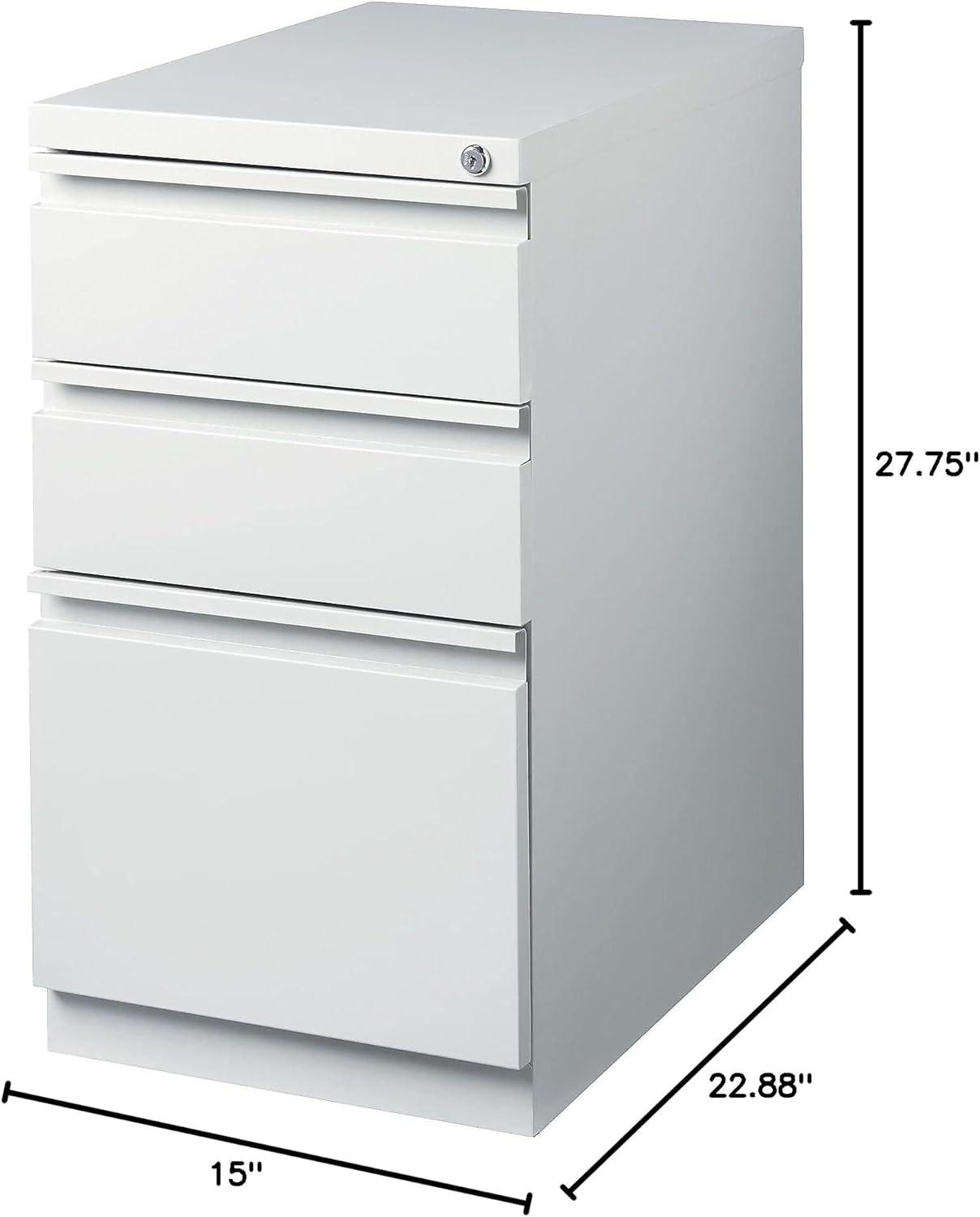 Staples 3-Drawer Vertical File Cabinet Locking 25172D