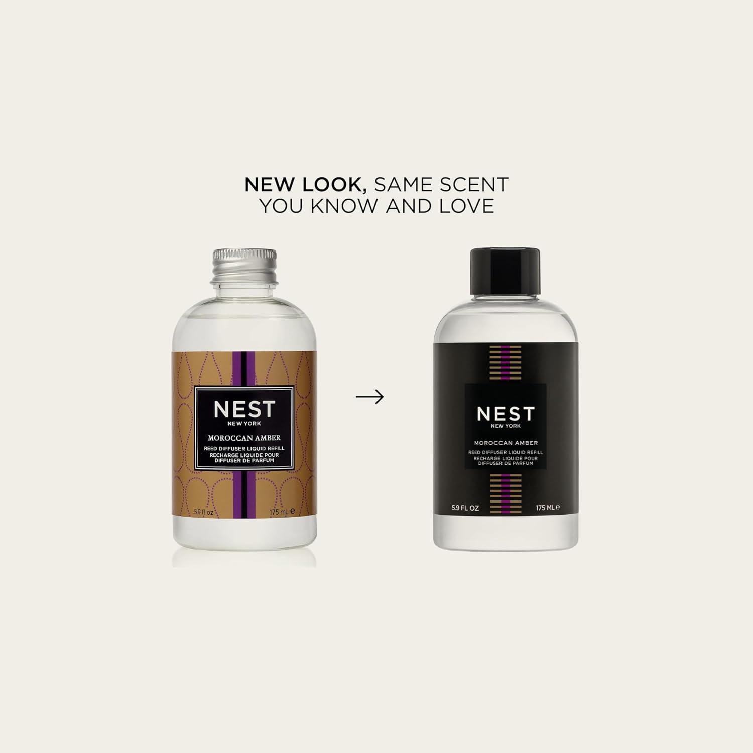 NEST Fragrances Moroccan Amber Reed Diffuser Liquid Refill