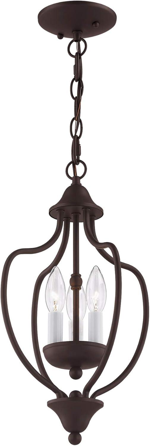 Livex Lighting Home Basics 3 - Light Chandelier in  Bronze