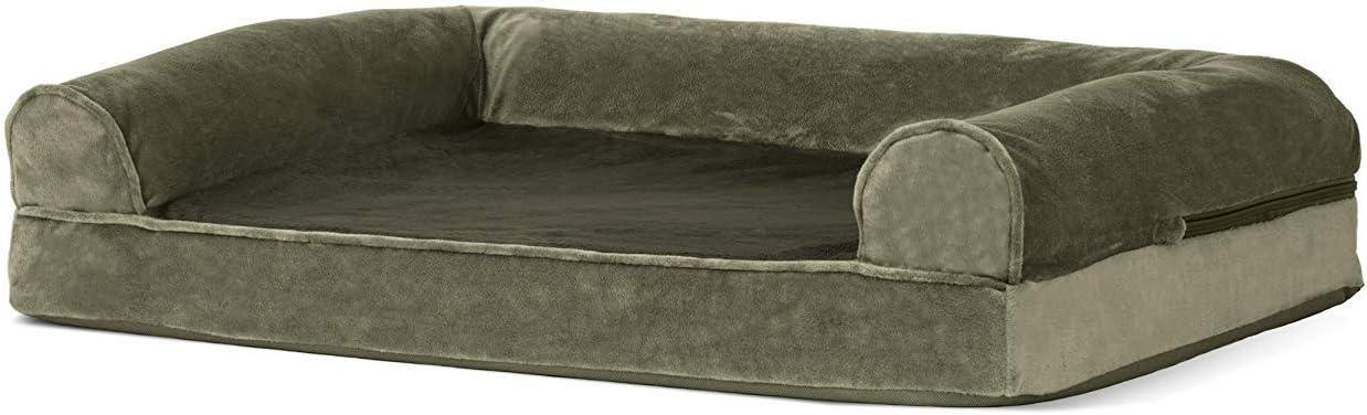 Luxe Fur & Performance Linen Sofa Bed