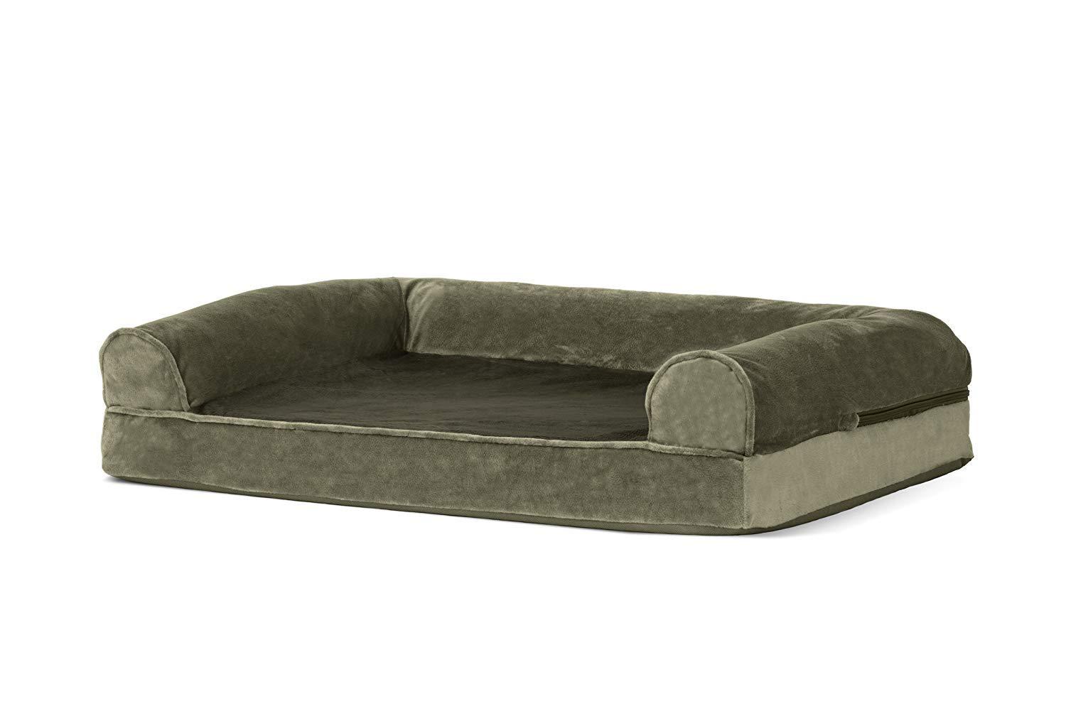 FurHaven Luxe Fur & Performance Linen Sofa Bed