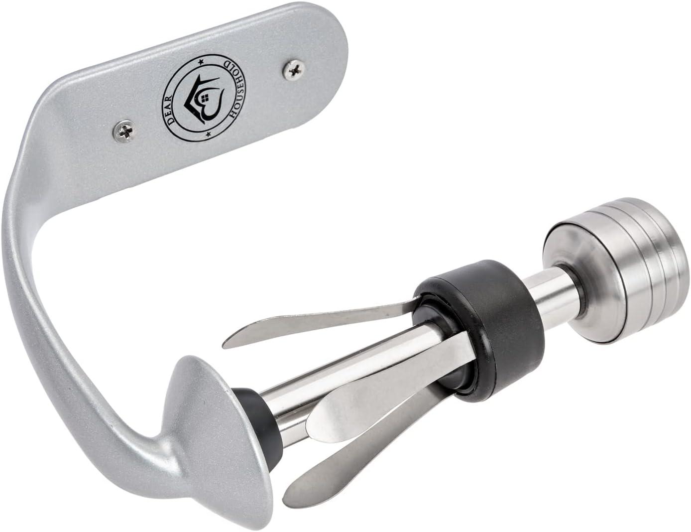 Bathroom Toilet Paper Holder Wall Mount Design - Stainless Steel Toilet Tissue Holder with Simple One Handed Operation - Easy to Install Horizontally or Vertically - Hardware Included – 5 Inches