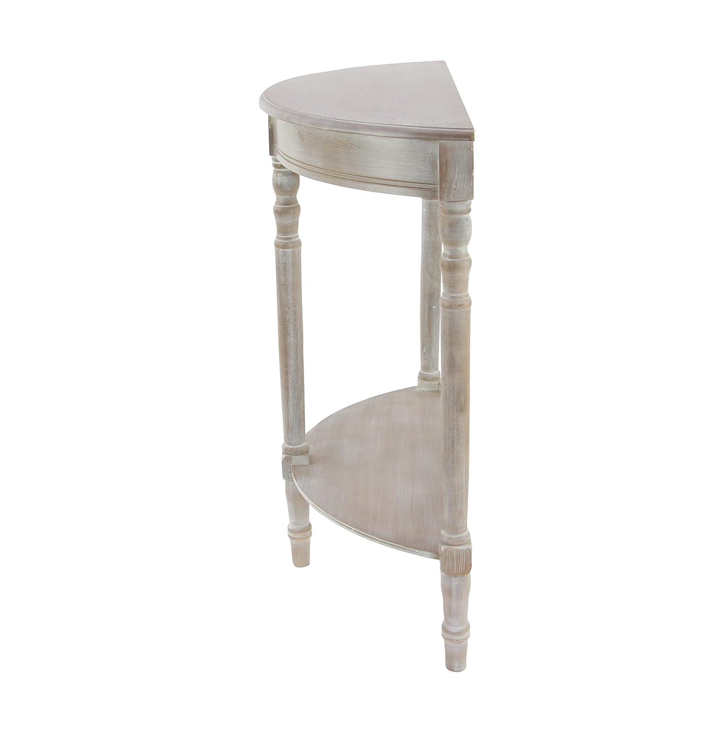 Ophelia & Co. Mcbroom Wood Half Moon 1 Shelf Console Table