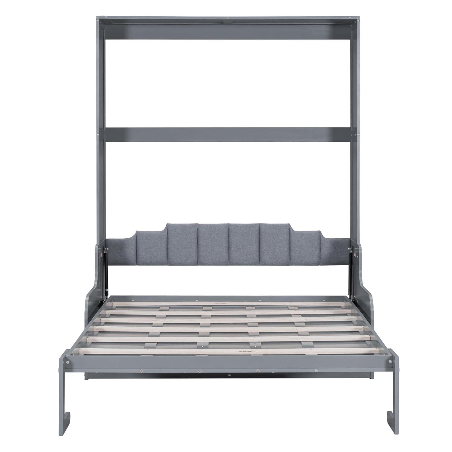 HLILish Queen Size Murphy Bed Wall Bed With Cushion