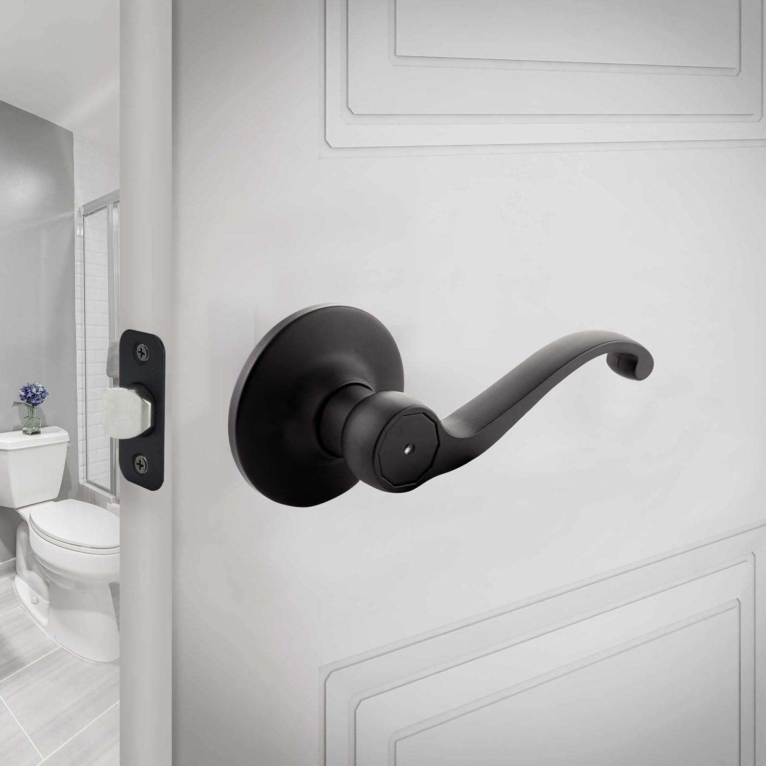 Design House 779223 Scroll Privacy Bed/Bath Door Lever