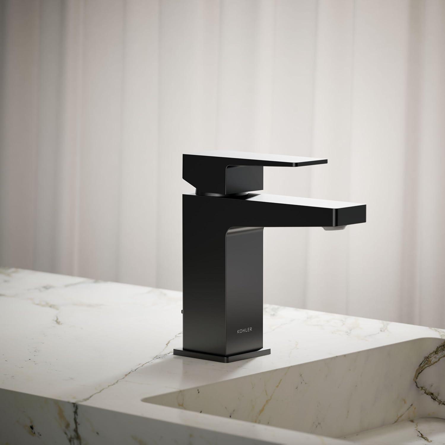 Kohler Honesty Single-Handle Bathroom Faucet with Pop-Up Drain Assembly, One Hole Bathroom Sink Faucet, 1.2 gpm