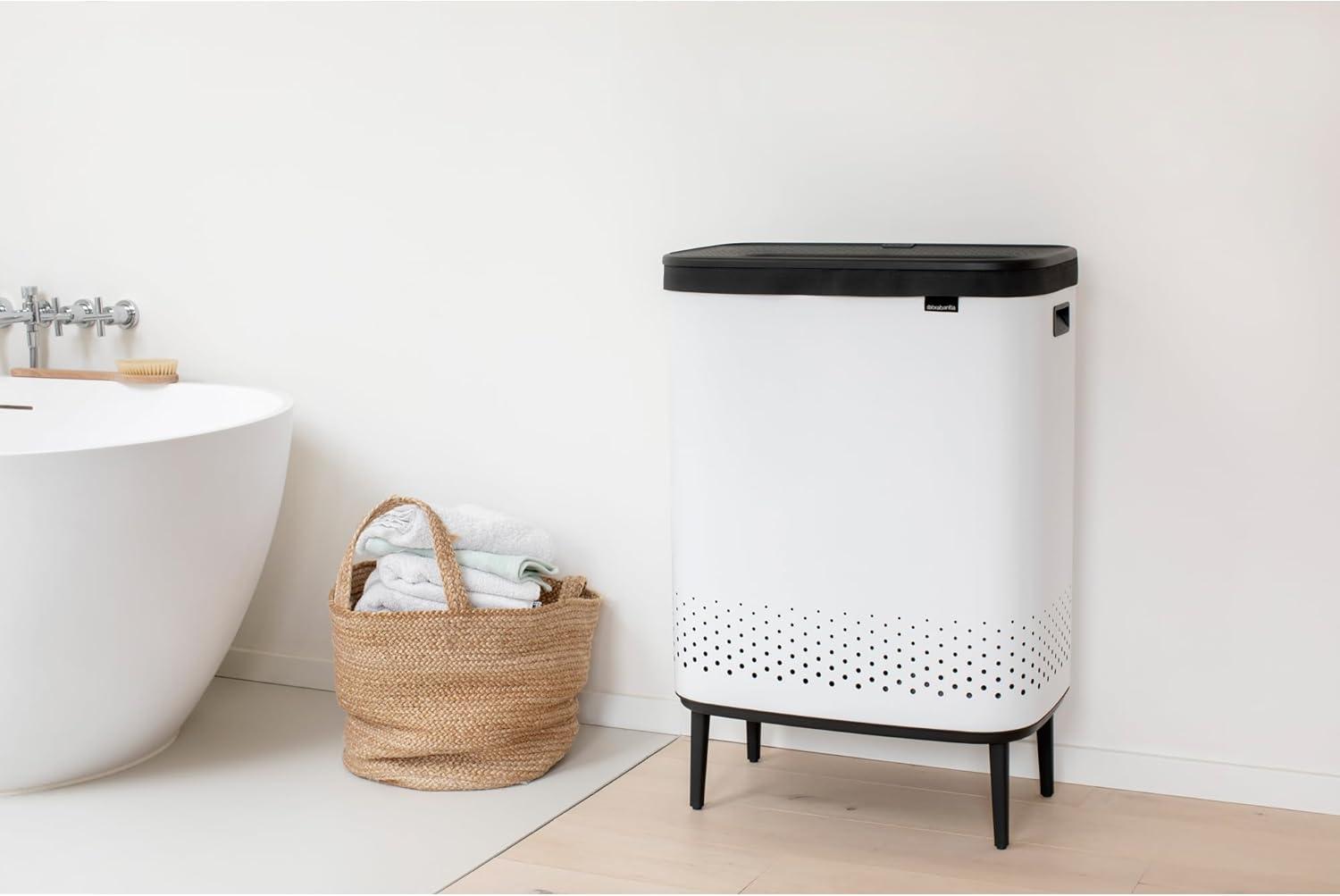 Brabantia Brabantia Bo Dual Compartment Laundry Hamper 2 x 11.9 Gallon (23.8 Gallon Capacity)