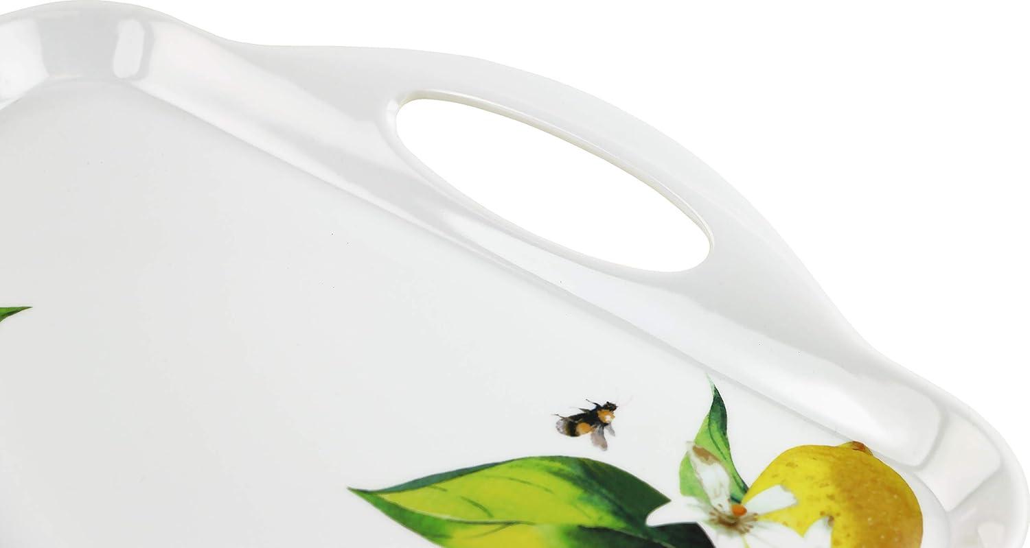 Reston Lloyd Multi-Purpose 18" Rectangle Melamine Plastic Handled Tray