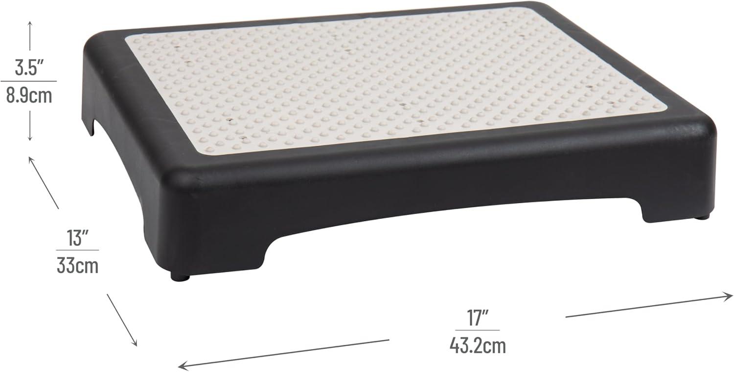 Mind Reader Mind Reader Platform Booster Step, Step Stool for Seniors, Indoor Outdoor, Riser, 15.75"L x 19.5"W x 3.75"H