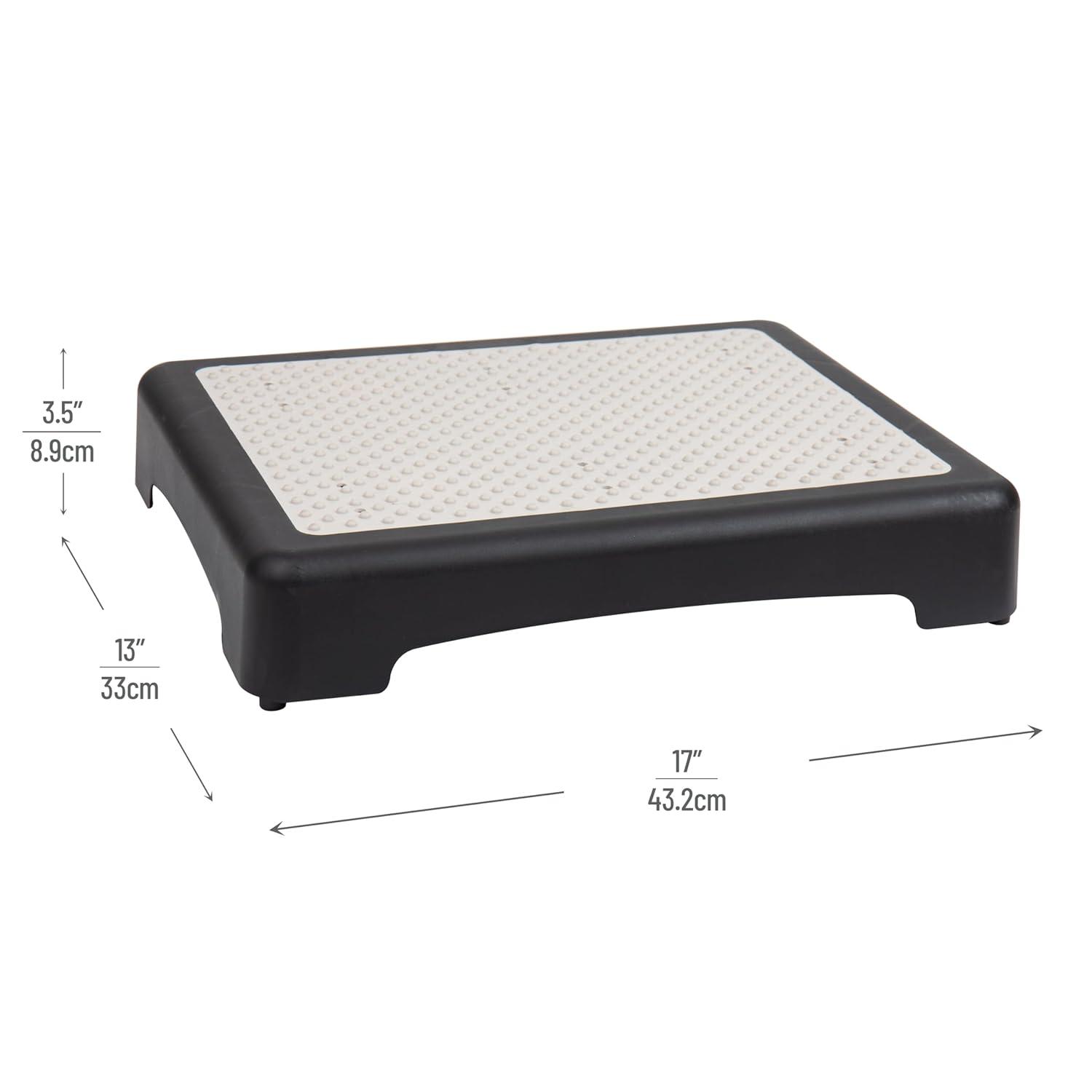 Mind Reader Mind Reader Platform Booster Step, Step Stool for Seniors, Indoor Outdoor, Riser, 15.75"L x 19.5"W x 3.75"H