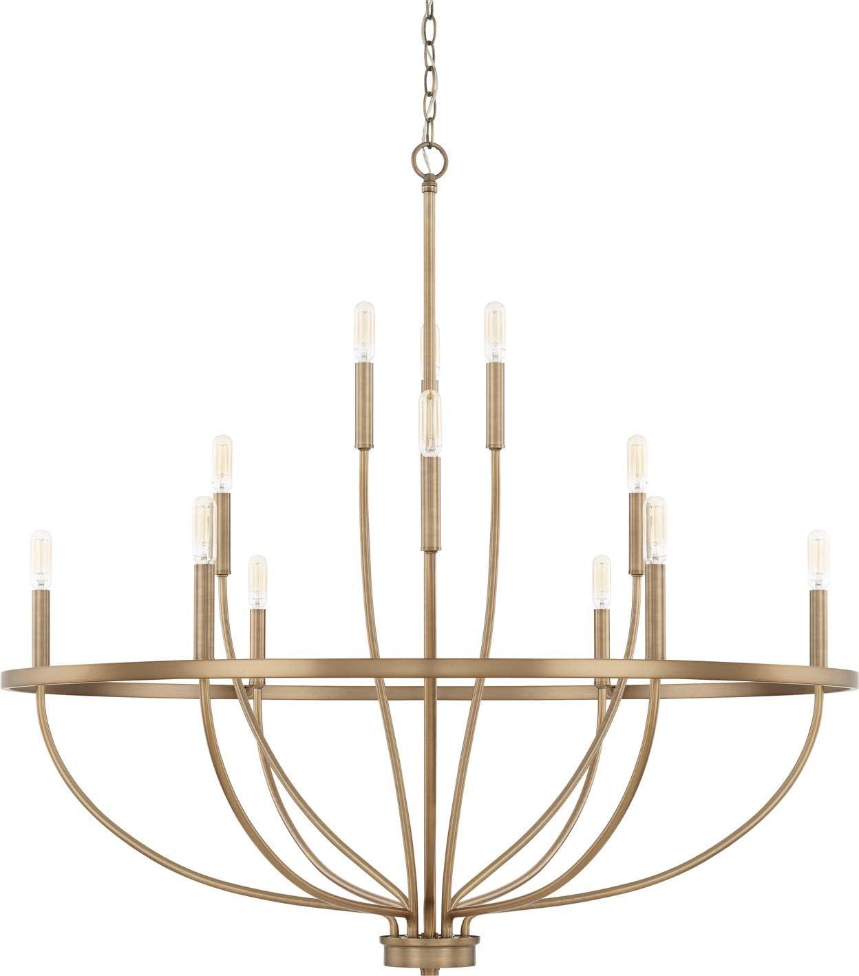 Capital Lighting 12 - Light Dimmable Empire Chandelier
