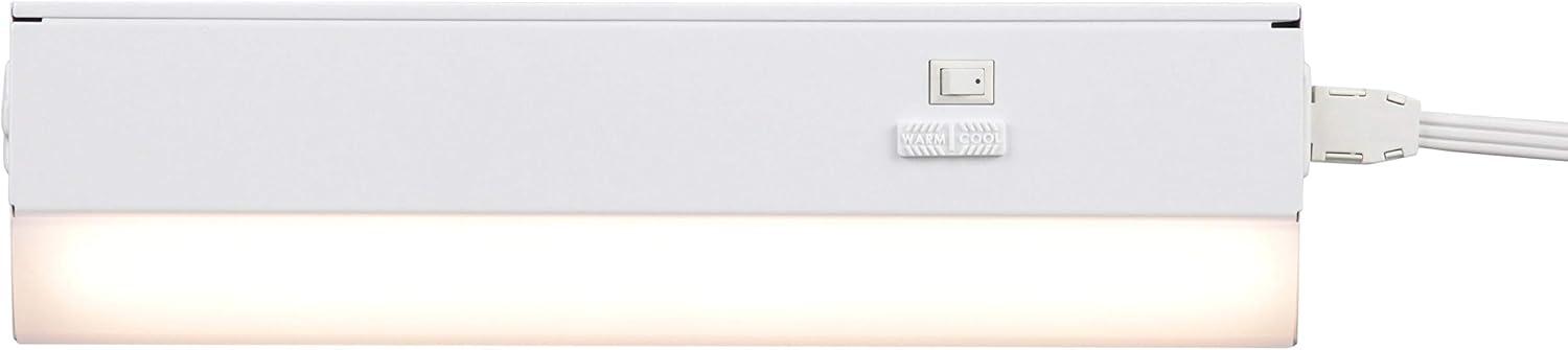 Good Earth Lighting UC1138WH112LF0G 12 in. LED Smooth Light Under Cabinet Light - White Finish