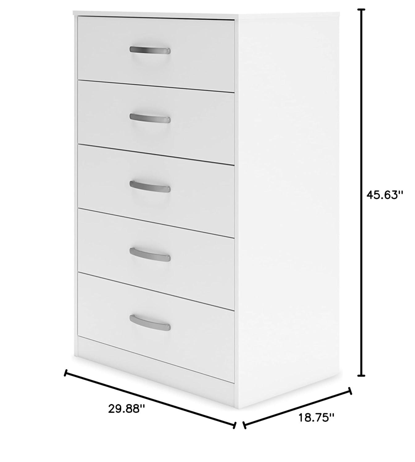 Latitude Run® Dymone 29.88'' W 5 - Drawer Dresser