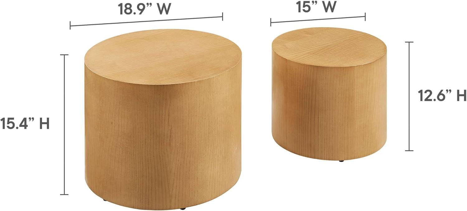 Modway Amani Round Nesting Coffee Tablesset Of 2
