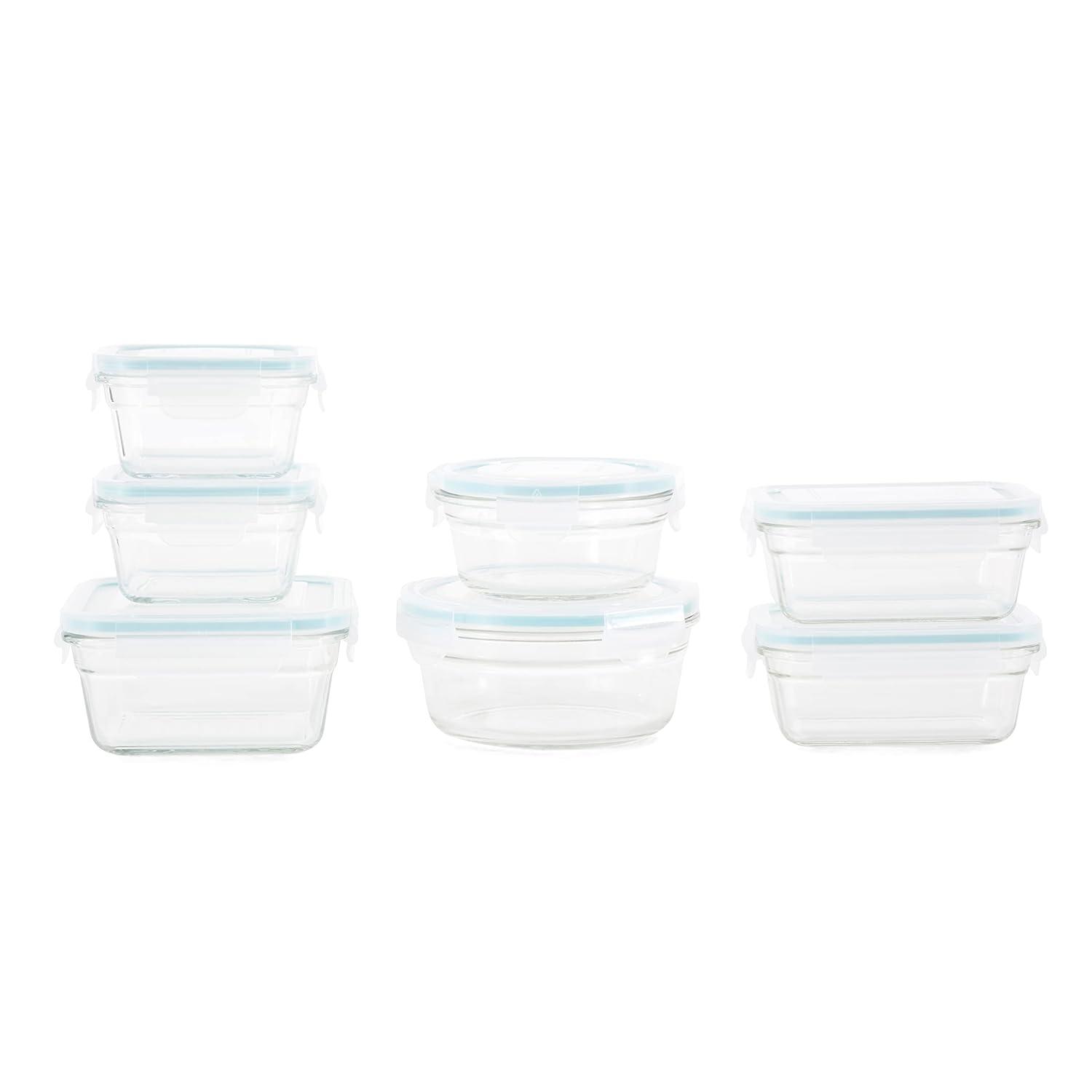 Glasslock Glasslock Oven and Microwave Safe Glass Food Storage Containers 14 Piece Set