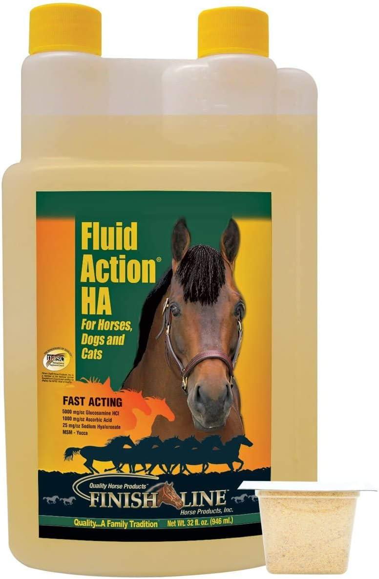 Finish Line Fluid Action HA Joint Therapy for Horses, 32 oz