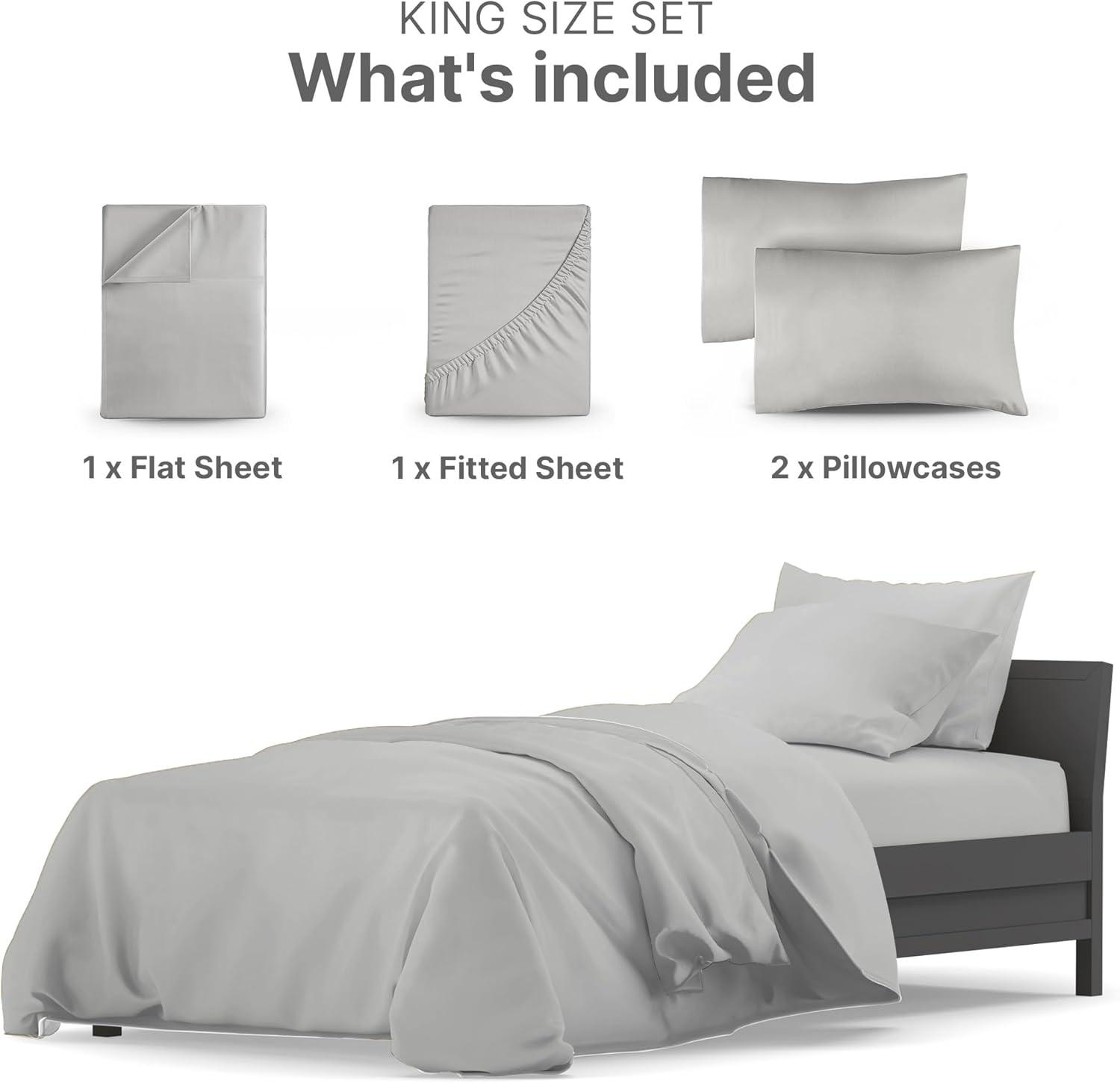 CGK Linens Hotel Quality 1000 Thread Count 100% Cotton Sheet Set