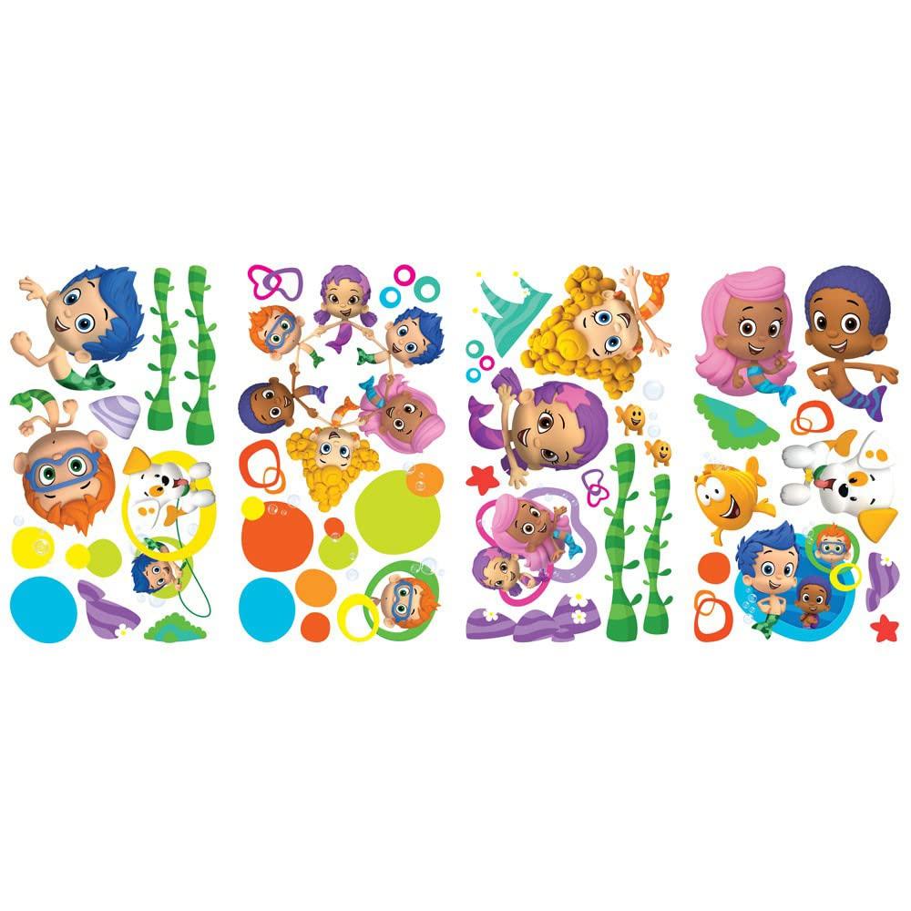 Bubble Guppies Peel and Stick Wall Decals for Kids