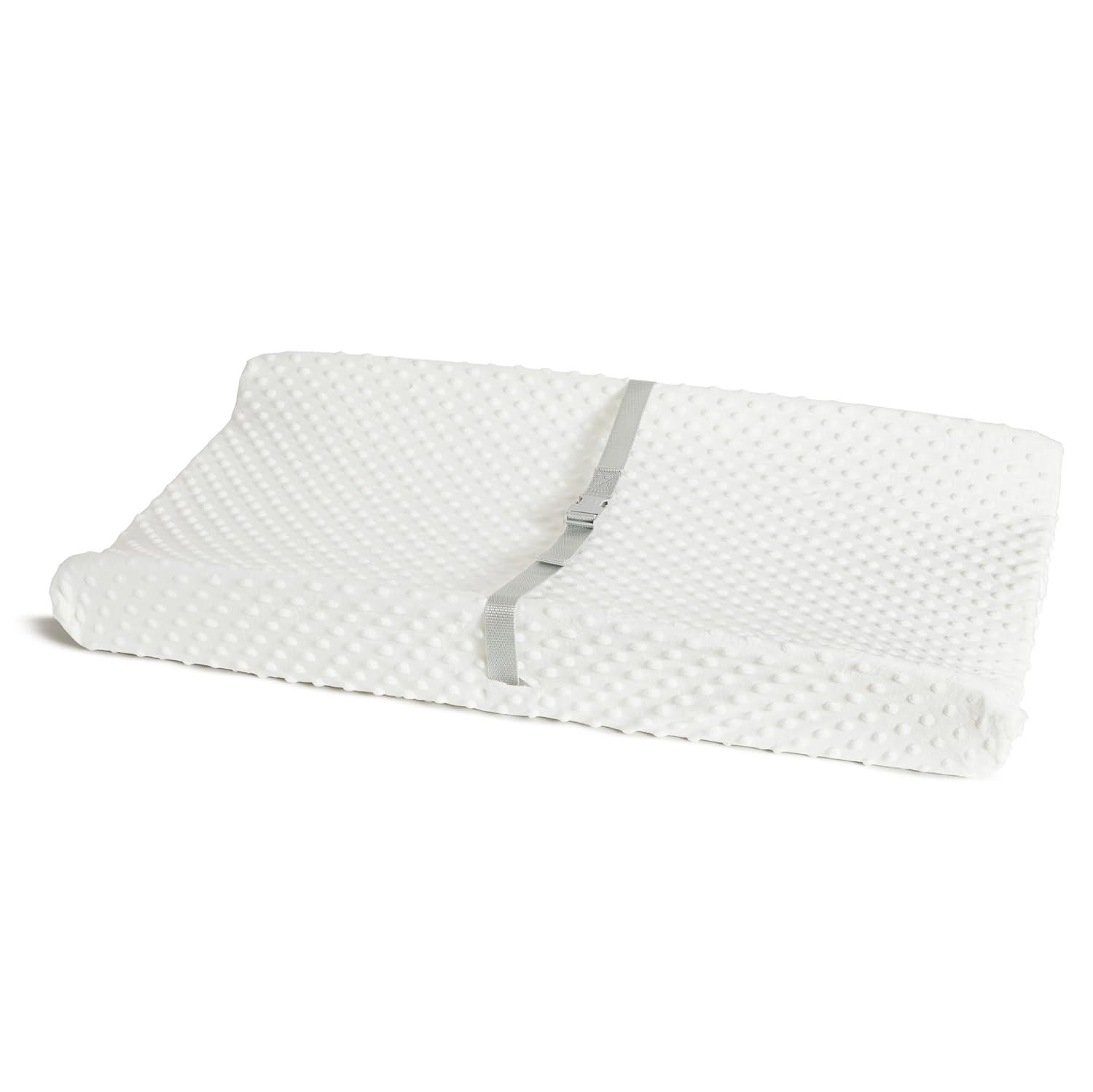 Munchkin Secure Grip Diaper Changing Pad with Cover - Warm White