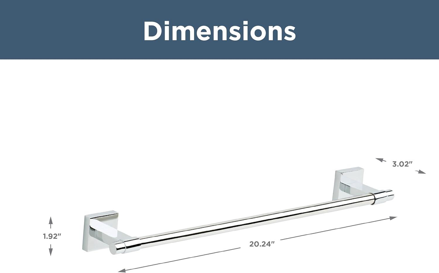 Franklin Brass Maxted 18" Wall Mounted Towel Bar MAX18-PC