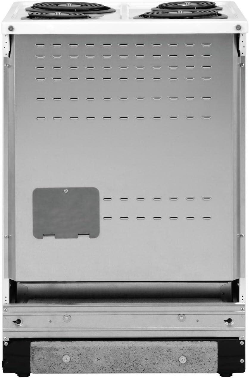 FRIGIDAIRE FFEH2422UW 24" freestanding coil electric range