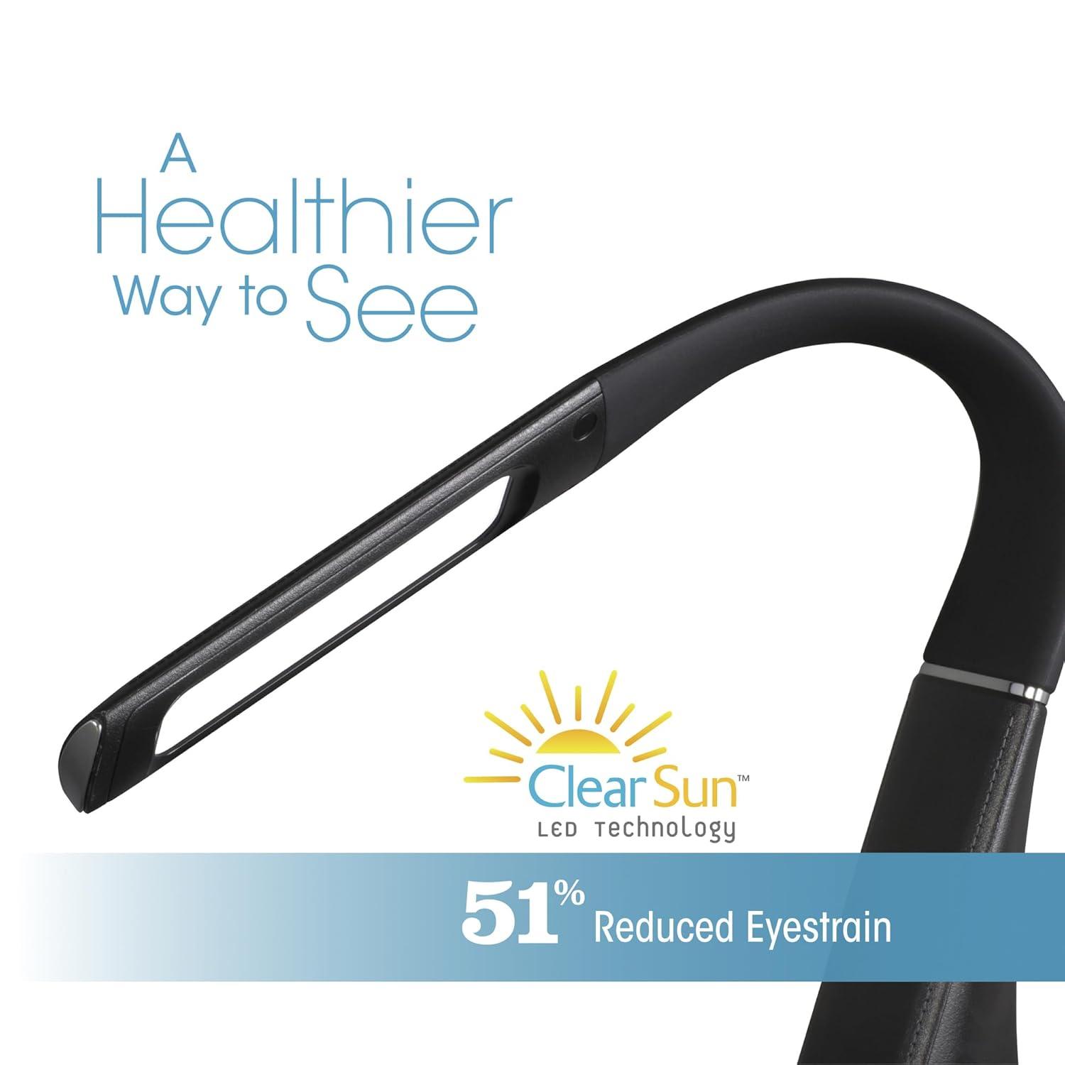 OttLite OttLite Wellness Recharge LED Desk LampPortable, Dimmable & Flexible Gooseneck, Rechargeable Battery