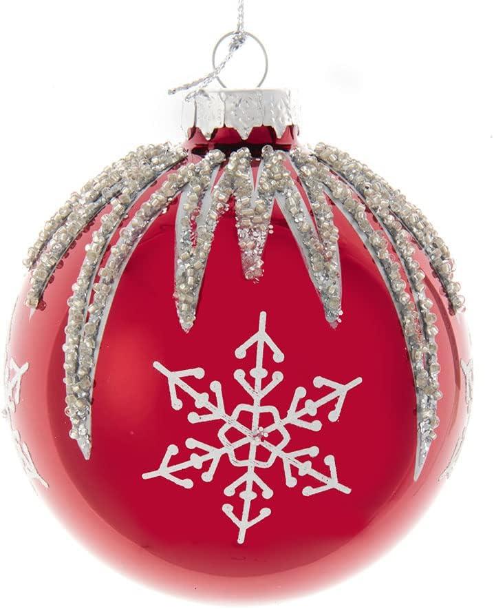 Kurt Adler Glass Ball Ornament (Set of 6)