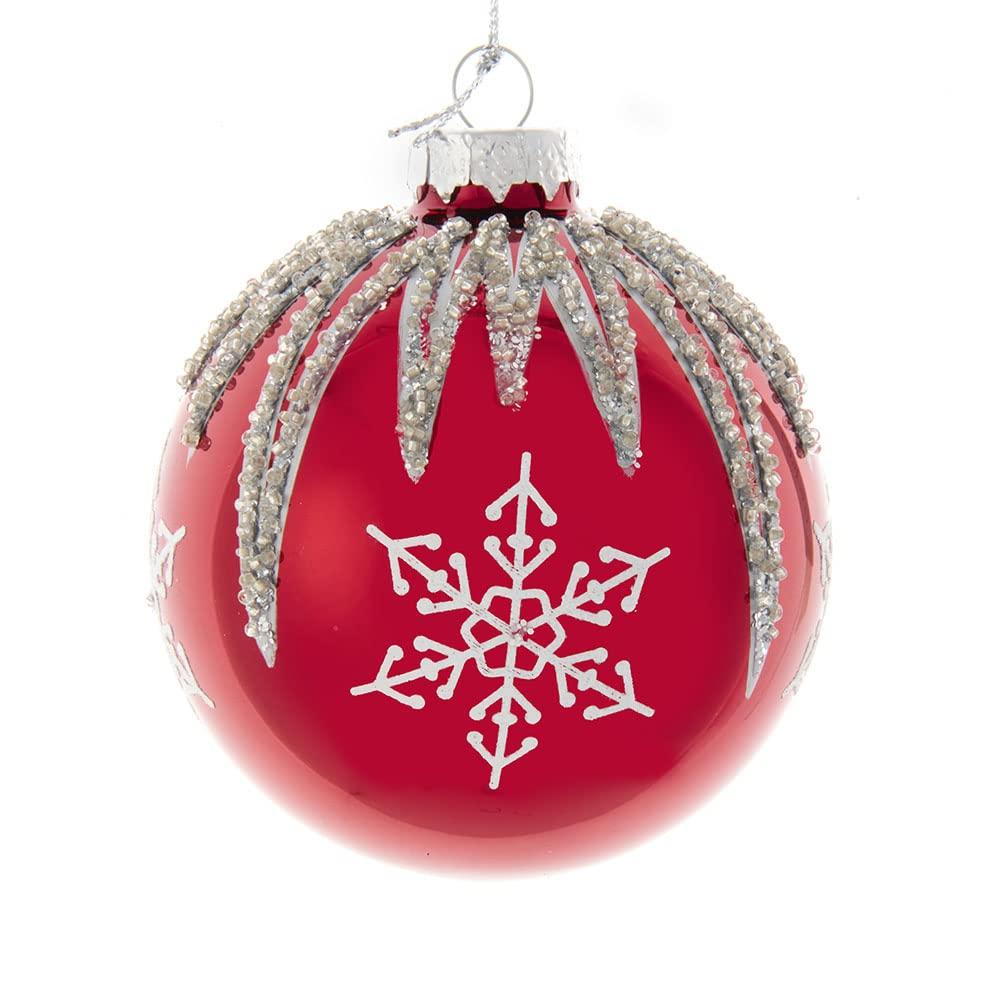 Kurt Adler Glass Ball Ornament (Set of 6)