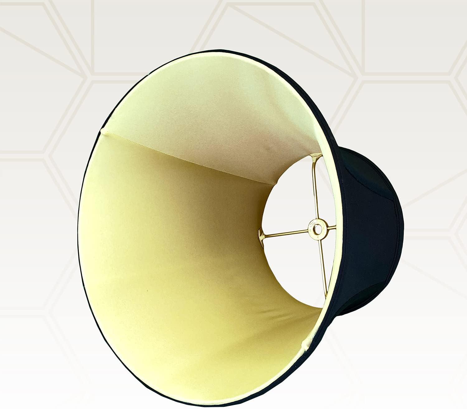 Royal Designs 20" Modified Bell Lamp Shade Black