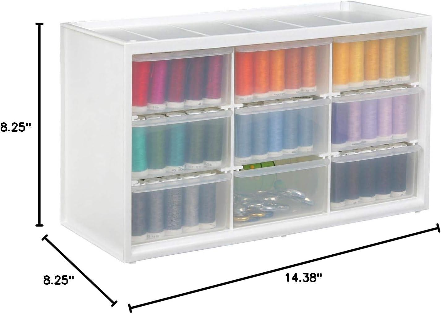 ArtBin Store-In-Drawer Cabinet-14.375"X6"X8.675" Translucent