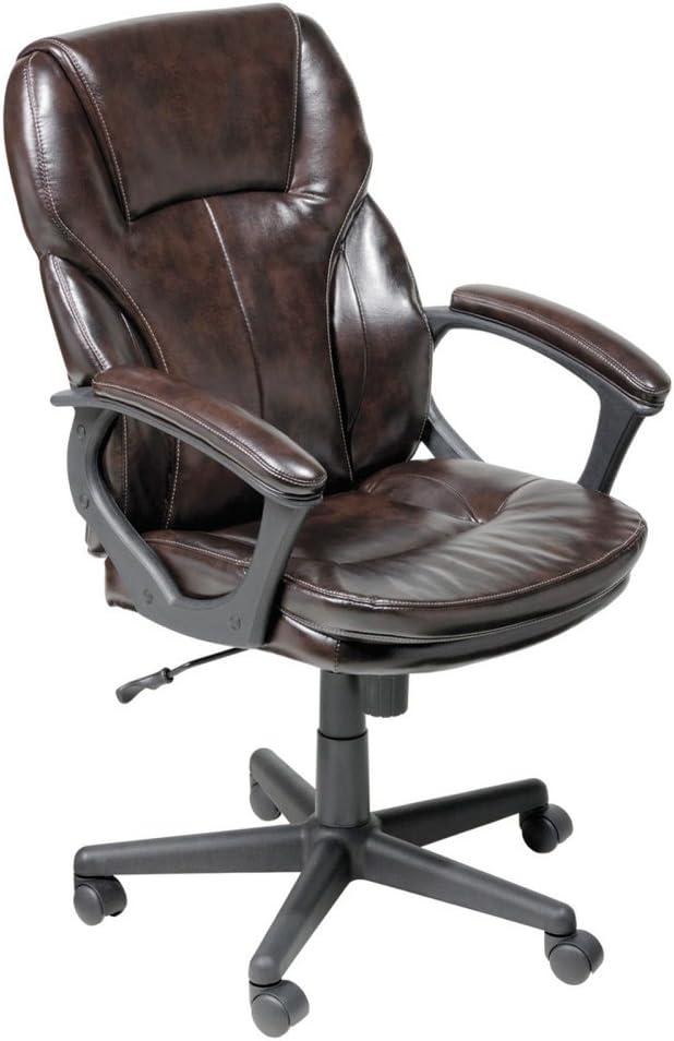 Serta Mitchell Ergonomic Manager's Office Chair, Roasted Chestnut Brown