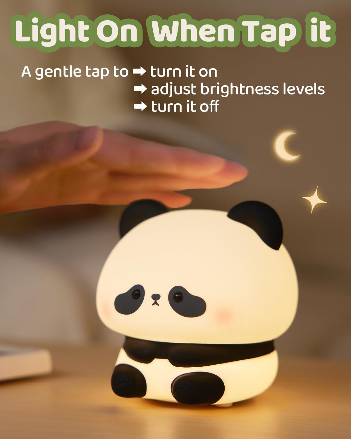 Wnngxing Dimmable Cute Panda Night Light