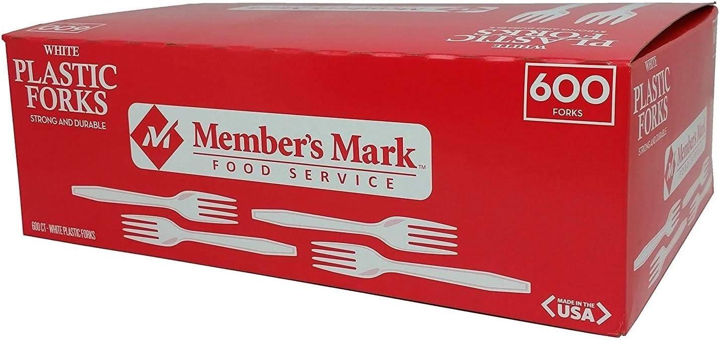 DAILY CHEF Bakers & Chef's Plastic Forks, 600 Ct